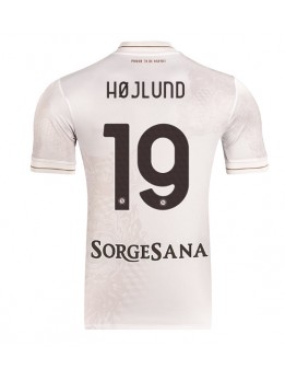 Billige SSC Napoli Rasmus Hojlund #19 Bortedrakt 2025-26 Kortermet